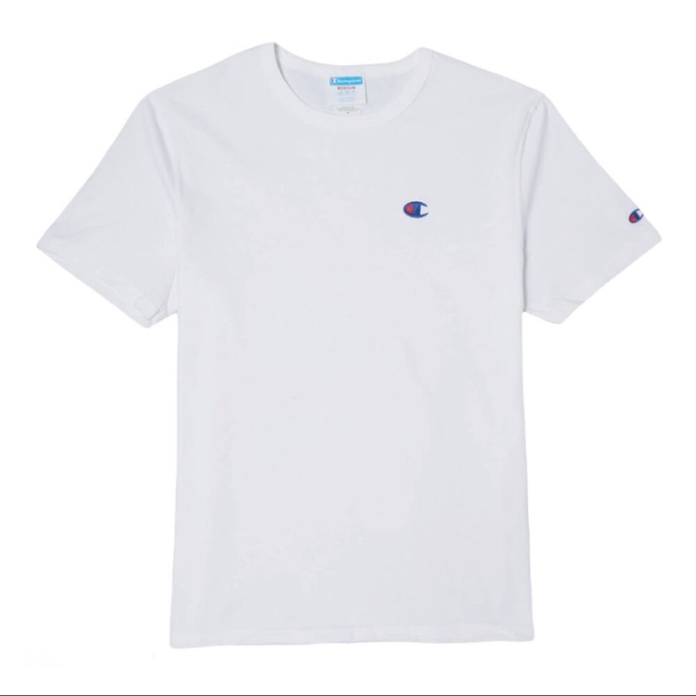 Men’s White Champion Heritage T-Shirt-L